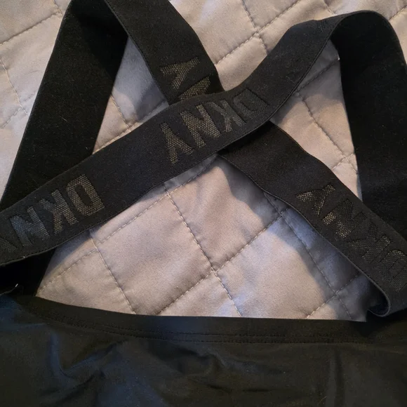 NWT DKNY Classic Black Women's One-Piece Swimsuit Sz Small - Picture 4 of 10